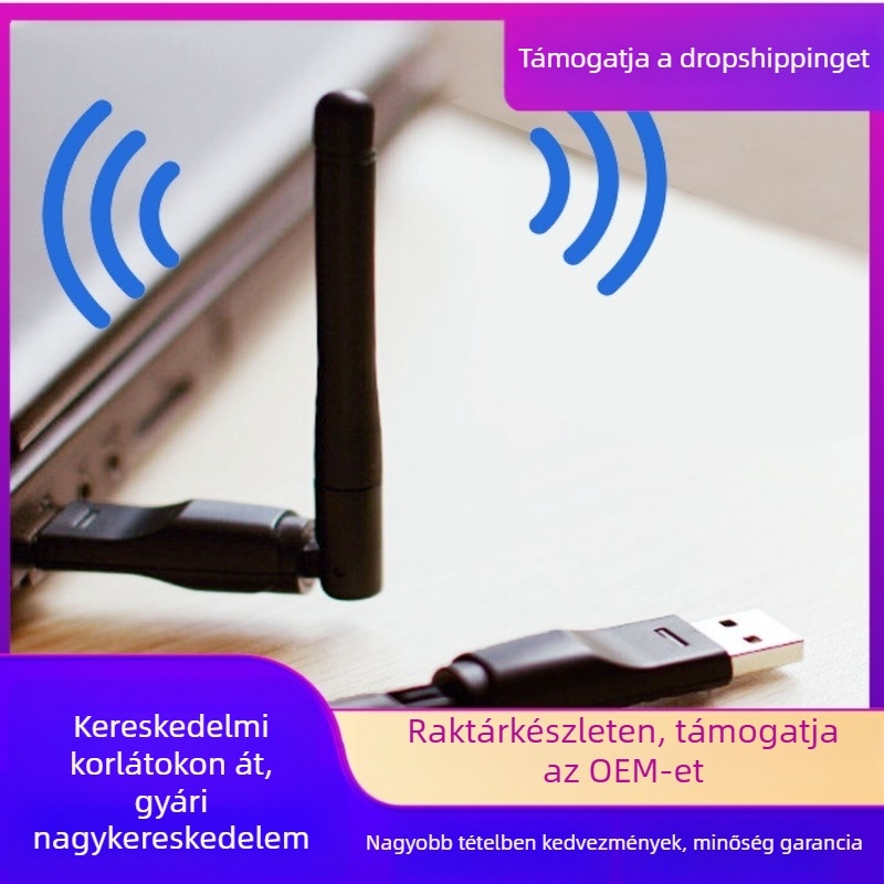 RT5370 USB vezeték nélküli hálózati kártya 150Mbps 2.4GHz IEEE 802.11b/g/n