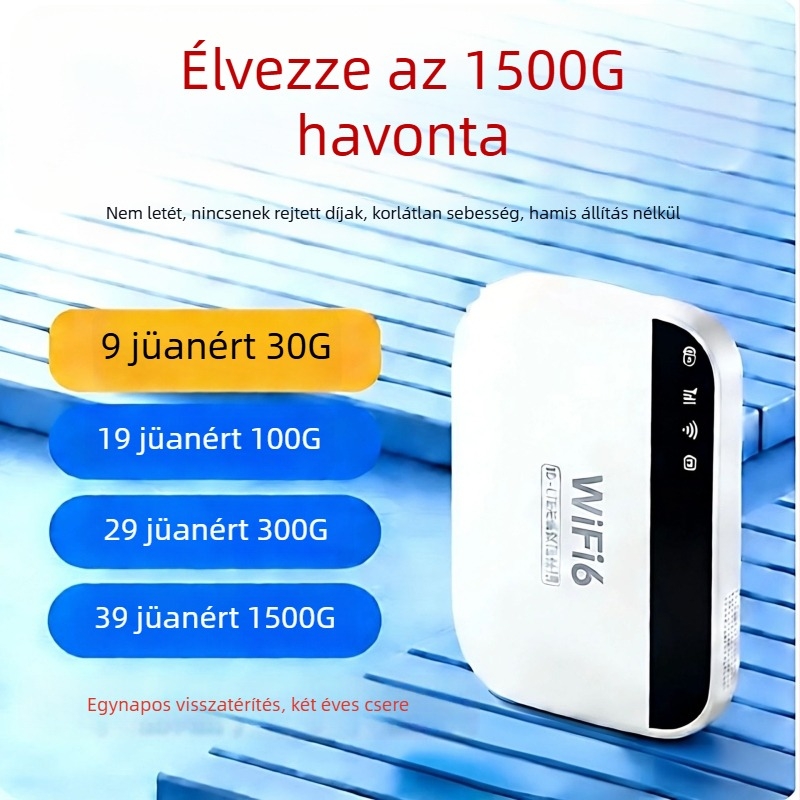Yuntong KL Hordozható WiFi Adatkártya – Type-C csatlakozás, 150 Mbps, IEEE 802.11ac, Működési sáv 1880, Egyéves pénzvisszafizetési garancia