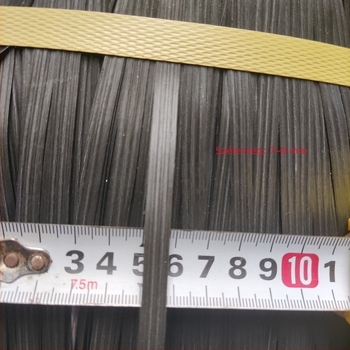 Polipropilén kötözőszalag, szélesség 7-8 mm, vastagság 0,07 mm, csomagolásonként 12-15 kg, testreszabás elérhető