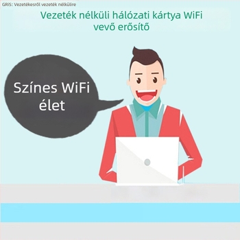 GRIS USB vezeték nélküli hálózati adapter RTL8188EUS asztali számítógéphez és notebookhoz, 2,4 GHz, 150 Mbps, USB, IEEE 802.11b/g/n, Fekete