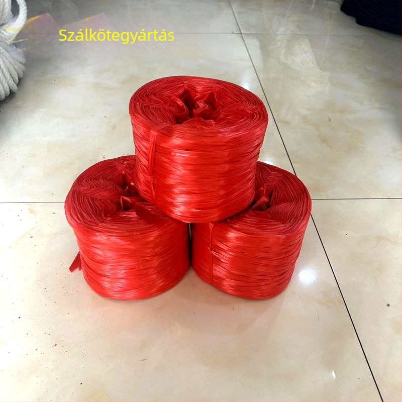 Nylon csomagoló kötél – szakítószilárdság 100 kg, tekercs súlya ~0,6 kg, mindennapi kötözésre