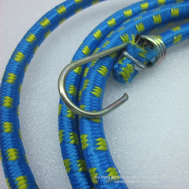 Körkörös elasztikus feszítő a hátsó ülés csomagjainak rögzítéséhez kerékpáron vagy motorkerékpáron