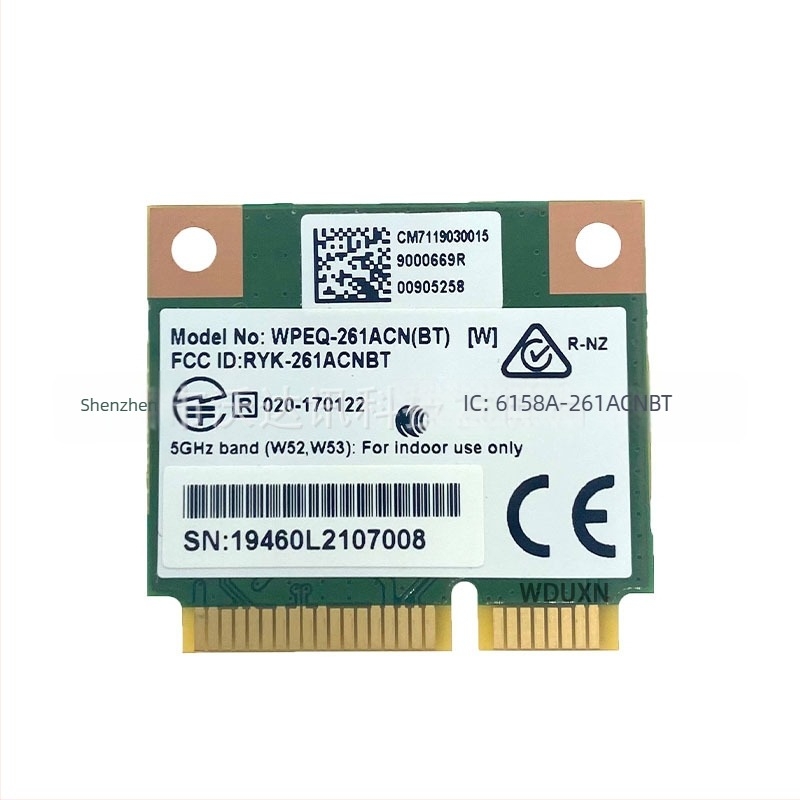 WDXUN QCA674A Mini PCIe vezeték nélküli kártya, 1200 Mbps, kettős sáv, 802.11ac