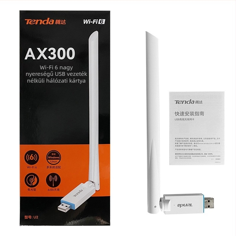 Tenda U2 USB vezeték nélküli hálózati adapter asztali számítógéphez illesztőprogram nélkül
