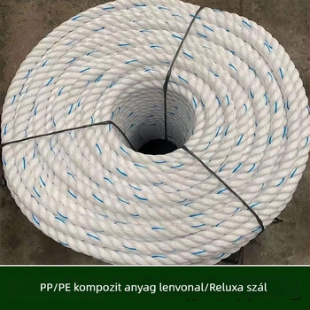 Jetshun polietilénből készült len kötél trágyatisztító gépekhez — lapos kötél rögzítéshez, 100 kg szakítószilárdság