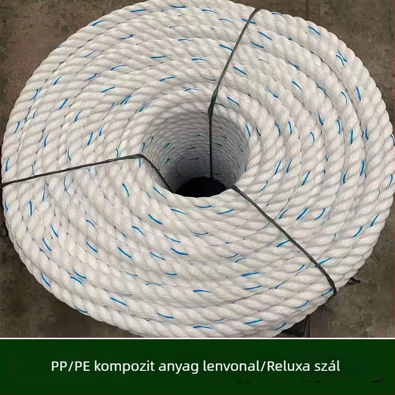 Jetshun polietilénből készült len kötél trágyatisztító gépekhez — lapos kötél rögzítéshez, 100 kg szakítószilárdság