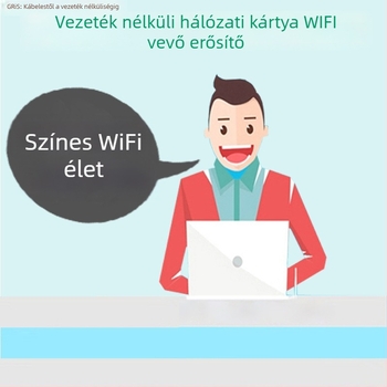 GRIS USB vezeték nélküli hálózati kártya RT3070L notebookhoz és asztali számítógéphez, 5 dB-es erős Wi‑Fi vevő antenna