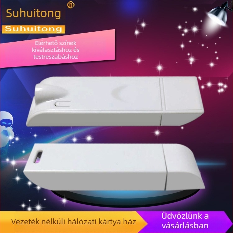 Vezeték nélküli hálózati kártya burkolat USB interfész, SAM interfész, külső antenna, ABS anyag