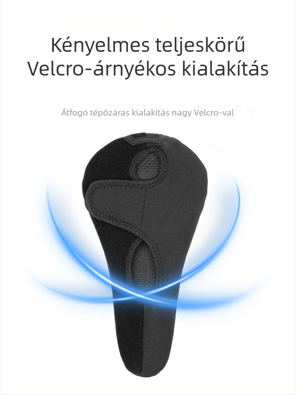 Kerékpárnyereg huzat – vastagított szilikonos ütéscsillapító párna, anyag: nylon + szilikon, modell 08CU0007, hegyi kerékpárokhoz