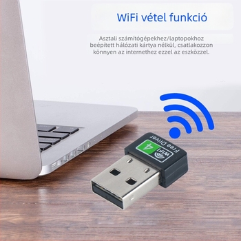 Illesztőprogram nélküli verzió: USB-s vezeték nélküli hálózati kártya 150 Mbps, 4G vevő-átvivő – mini