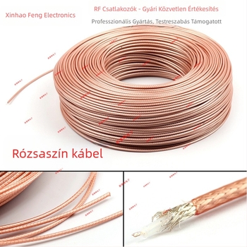 SMA-J férfi–férfi RF/GSM/GPRS/Wi‑Fi/Bluetooth hosszabbító antenna RG316 koaxiális kábellel