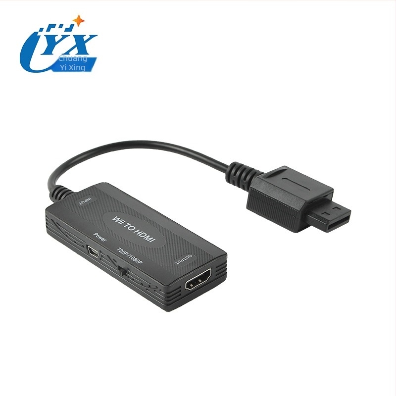Wii to HDMI adapter, 1080p, minden rendszerrel kompatibil, játék HD-ben, energiaellátás támogatott