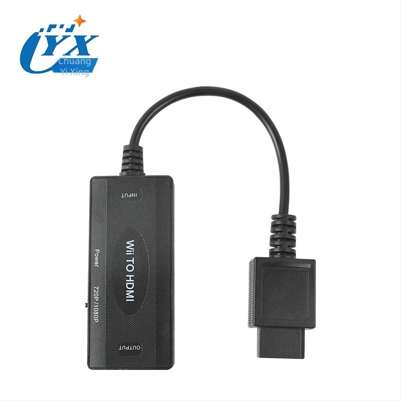 Wii to HDMI adapter, 1080p, minden rendszerrel kompatibil, játék HD-ben, energiaellátás támogatott
