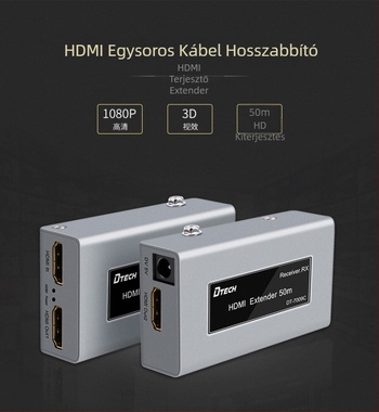 HDMI kapcsoló/elosztó, Dite márka, modell DT-7009C