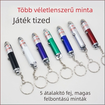 Yirui Nosztalgikus poszt-80-as évekbeli gyerekeknek készült lézerfény-projektor — több mintázatú vetítés, infravörös lézerpointer, cicáknak szórakozás