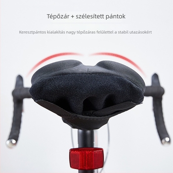 Hegyi kerékpár nyeregfedél memóriás habbal, kényelmes szilikon párnázással és ütéscsillapítással