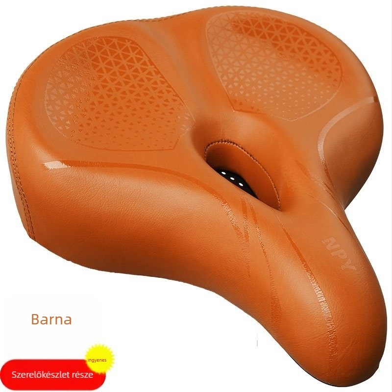 NPY kerékpárnyereg, ventilált, vízálló, universal, modell KS-912ST-1, anyag: szivacs és PU