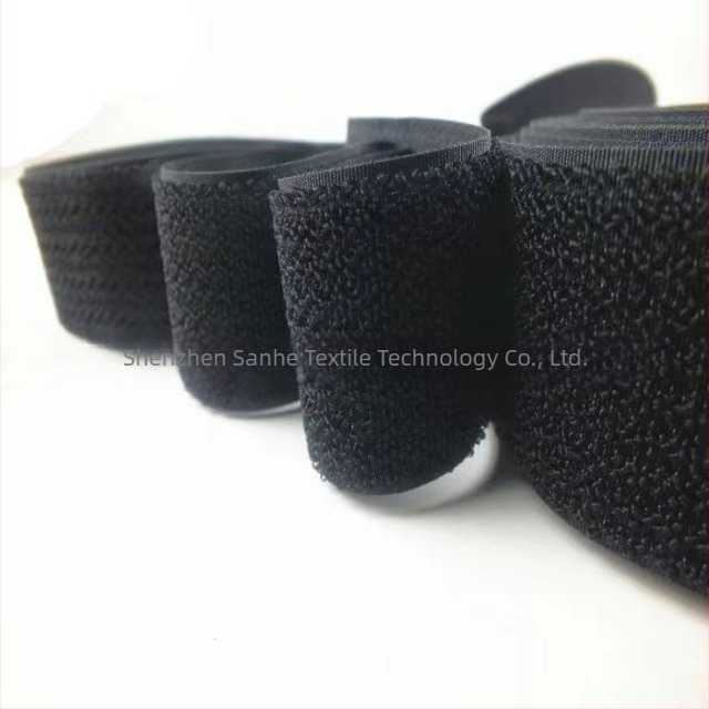 Velcro tároló pántok, önmagára ragadó egyoldali hook-and-loop zárók, nylon-poliészter keverék