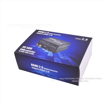 HDMI ARC audió elosztó, 4Kx2K@60Hz, modell Ays11v20, otthoni mozihoz