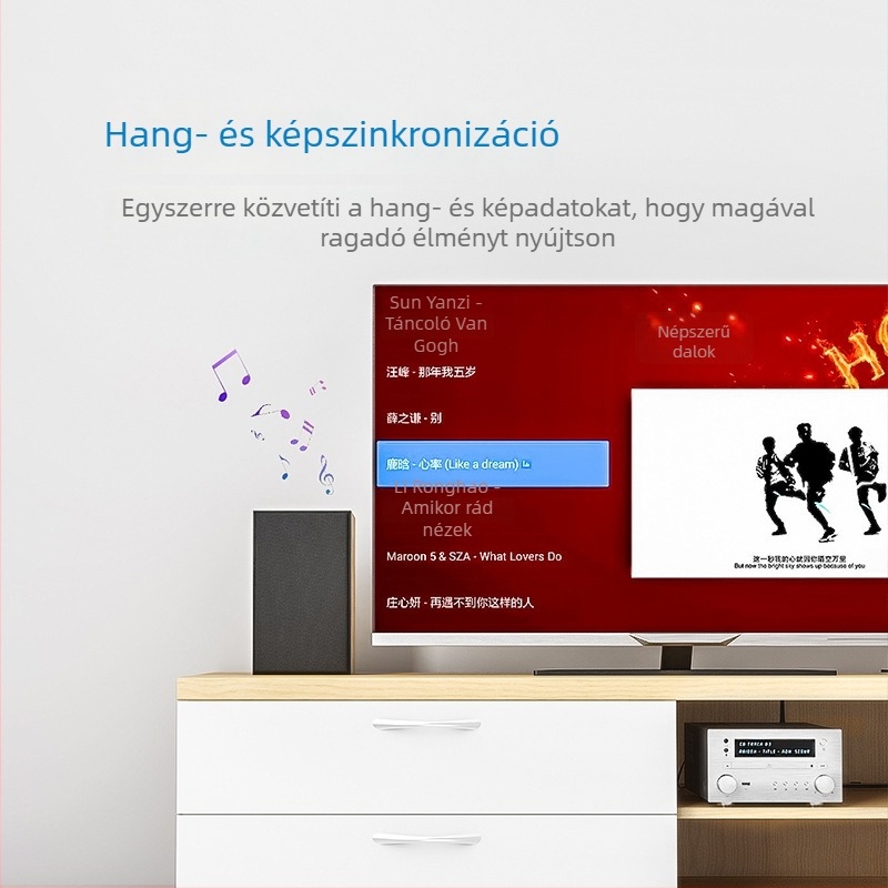 HDMI elosztó: 1 bemenet, 2 kimenet; 4K támogatás; átviteli távolság 20 m; tápegység 5V/1A; modell 0103
