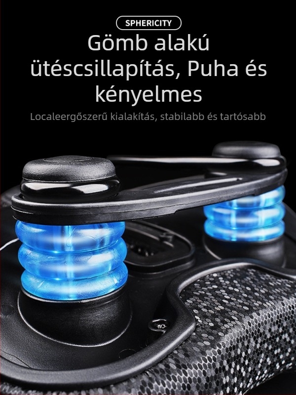 Kerékpárnyereg, ütéscsillapító, TUJIYD T47515, PU anyag, hegyi kerékpárhoz