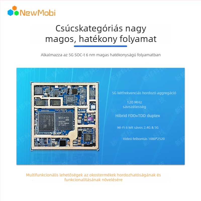 MT8791 Androidos okostelefon alaplap MTK MT8791, 2.0 GHz front-end busz, DDR3 akár 8 GB-ig, PCIe x16, integrált grafika