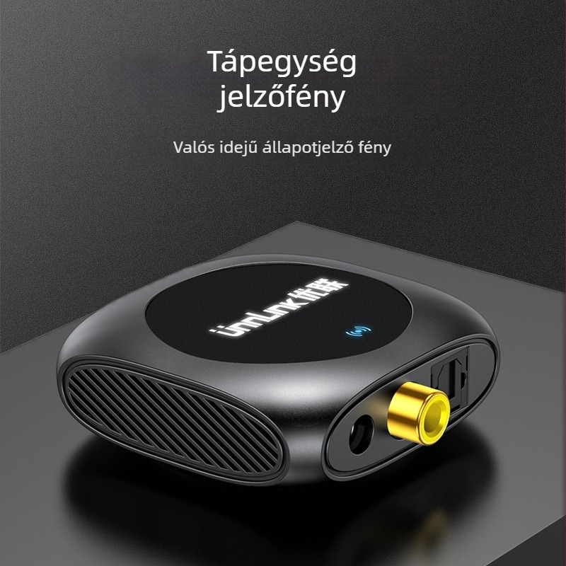 Unnlink 1272 Digitális optikai/koaxiális/Bluetooth‑ról analóg 3,5 mm konverter