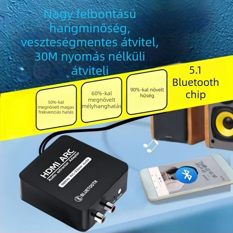 Arc23 ARC audió konverter és HDMI osztó - Switch/Splitter; Power management; Remote wake up: Nem támogatott; Time to market: 2025