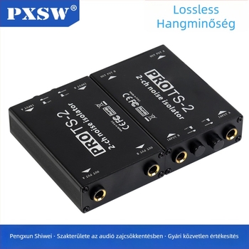 TS-2 audió izolátor kettős csatornás földelési izolációval