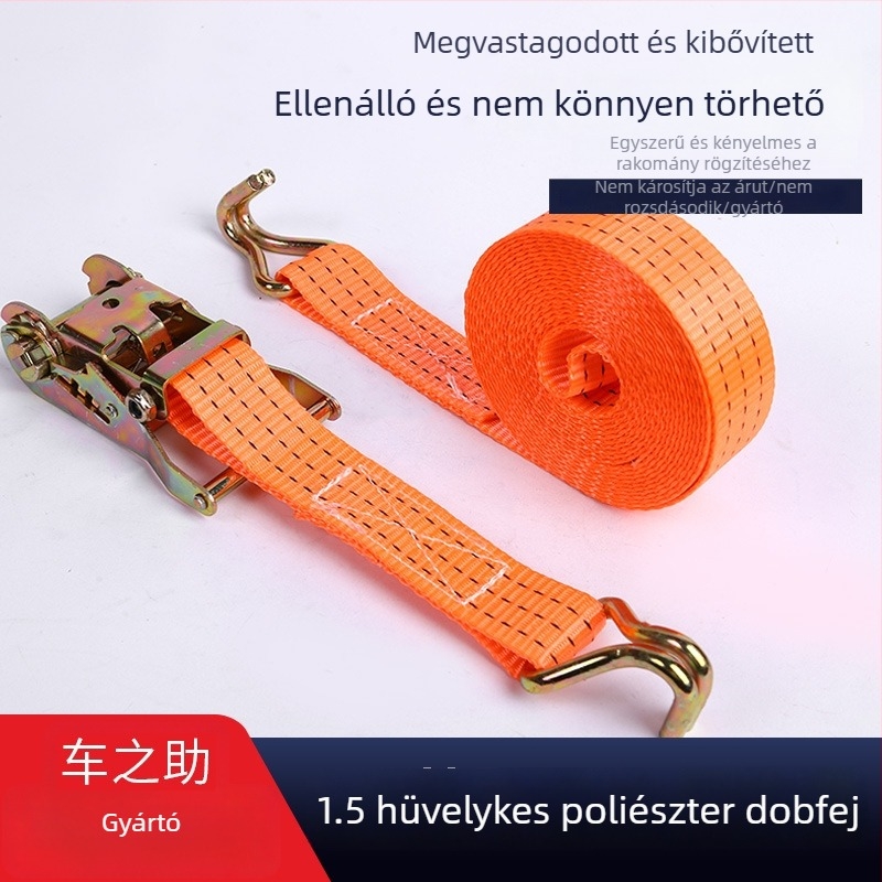 Poliészter teherhordó szalag feszítő – tálca rögzítéséhez, Car Help