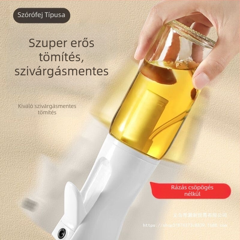 Konyhai olajspray üveg — automatikus nyitás-zárás, egyszerű és modern dizájn, olajtartály, 2025-ben debütált