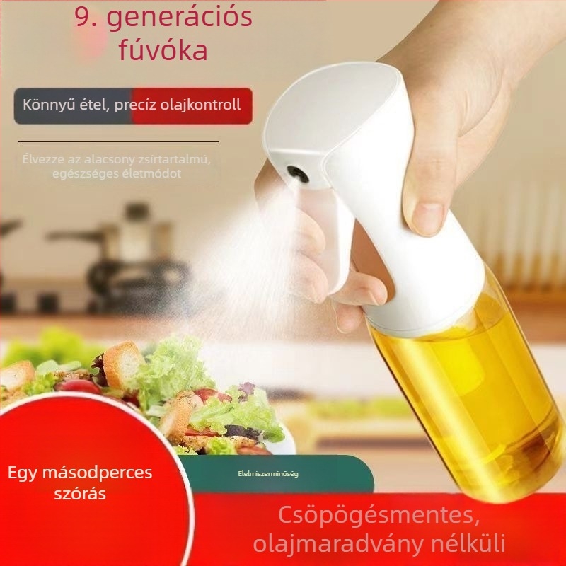 Konyhai olajspray üveg — automatikus nyitás-zárás, egyszerű és modern dizájn, olajtartály, 2025-ben debütált