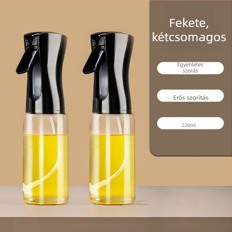 Konyhai olajspray üveg — automatikus nyitás-zárás, egyszerű és modern dizájn, olajtartály, 2025-ben debütált