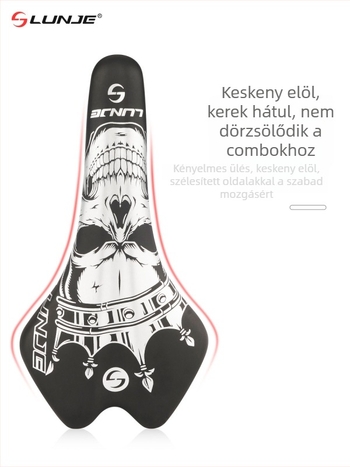 Lunje ZD01 PU bőr kerékpár nyereg hagyományos kerékpárokhoz