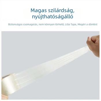 Csomagoló szalag | BOPP film; vízbázisú nyomásérzékeny ragasztó; zárás és csomagolás; hőmérséklet-tartomány -20–40 °C; erős tapadás és tartósság
