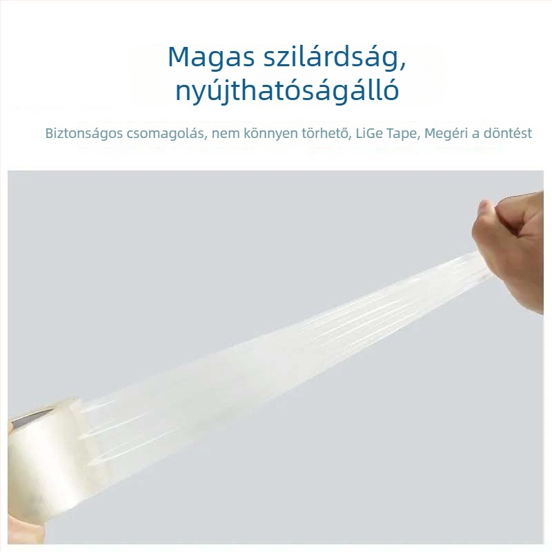Csomagoló szalag | BOPP film; vízbázisú nyomásérzékeny ragasztó; zárás és csomagolás; hőmérséklet-tartomány -20–40 °C; erős tapadás és tartósság
