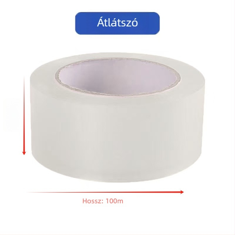 Csomagoló szalag | BOPP film; vízbázisú nyomásérzékeny ragasztó; zárás és csomagolás; hőmérséklet-tartomány -20–40 °C; erős tapadás és tartósság