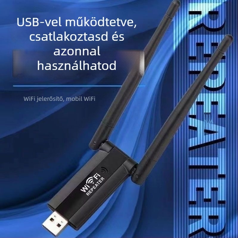 WiFi-hosszabbító és jel-erősítő – falon át hatoló, modell: Wifi signal amplifier, Rádióátviteli berendezés jóváhagyási kódja: 1