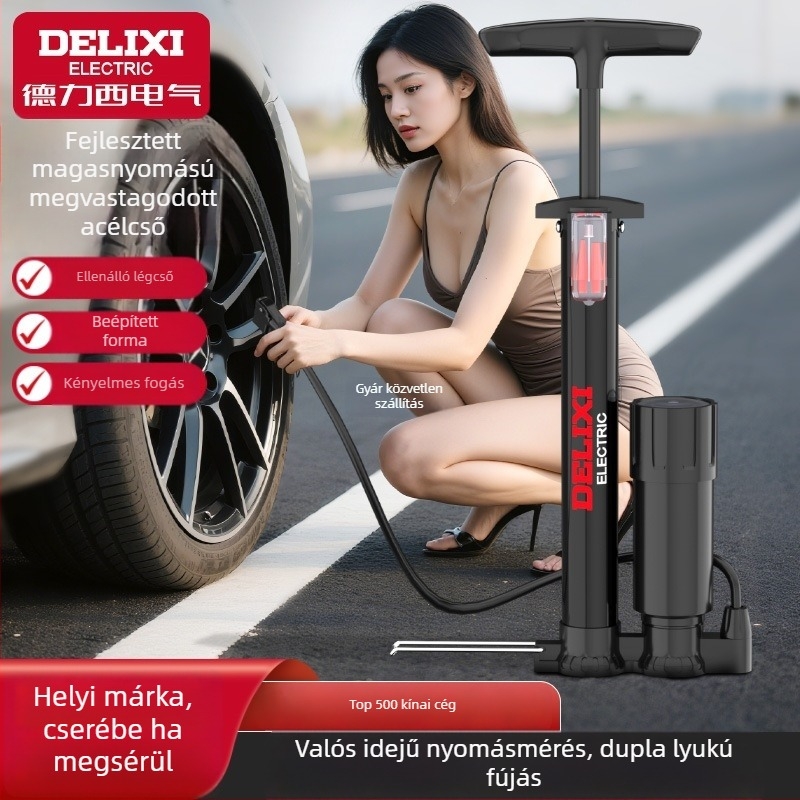 Kézi kerékpárpumpa, hordozható mini inflátor