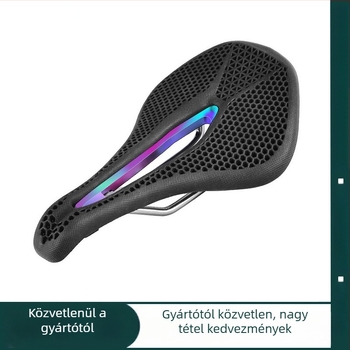 Kerékpáros nyereg üreges cellás szellőzéssel, modell 218, gumi anyagból, márka Linding