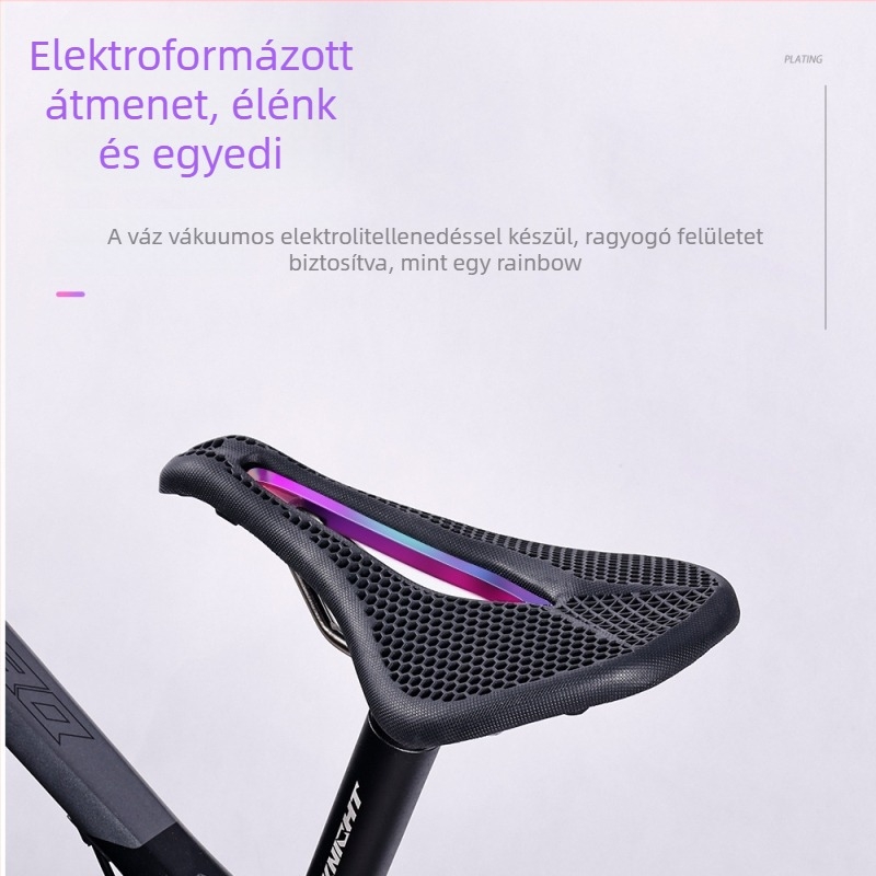 Kerékpáros nyereg üreges cellás szellőzéssel, modell 218, gumi anyagból, márka Linding