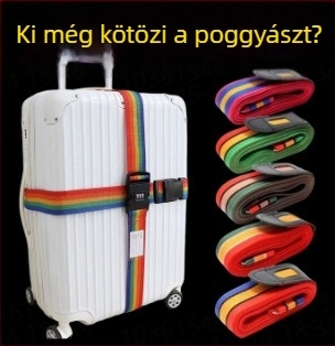 Poggyász megerősítő heveder – Vászon, Lopás elleni védelem, Sávos mintázat, Peng Yi márka