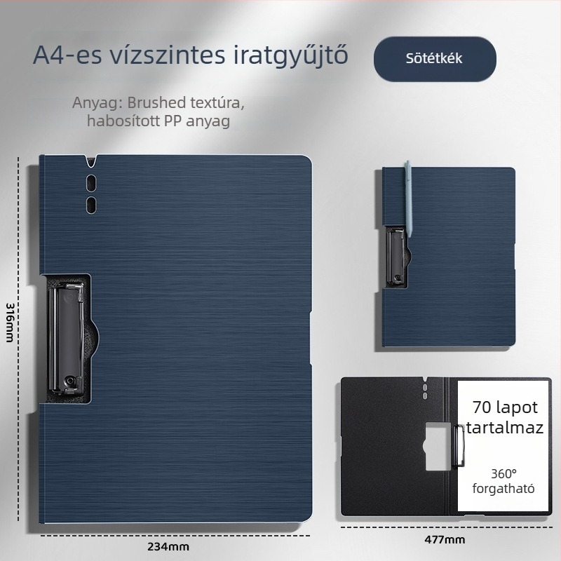 Klipboard többfunkciós információs mappa, PP anyag, egyetlen klipsz, testreszabható, modell Xx-ckbj, Yoshi márka