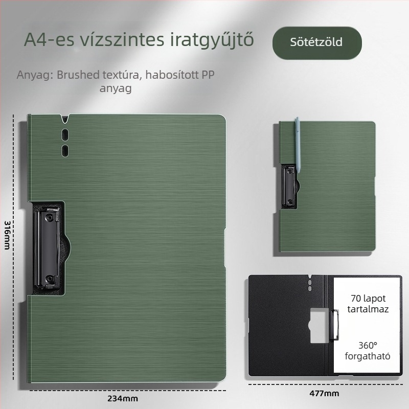 Klipboard többfunkciós információs mappa, PP anyag, egyetlen klipsz, testreszabható, modell Xx-ckbj, Yoshi márka