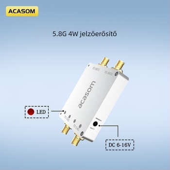 ACASOM 5.8 GHz kétirányú jelerősítő modul kettős bemenettel és kettős kimenettel, testreszabás elérhető, Jiangsu származás