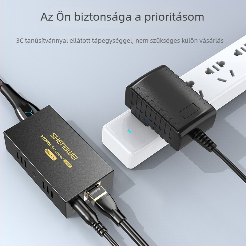 HDMI hálózati extender DH2120AB, 120 m RJ45 átvitel, 1080p, távoli ébresztés