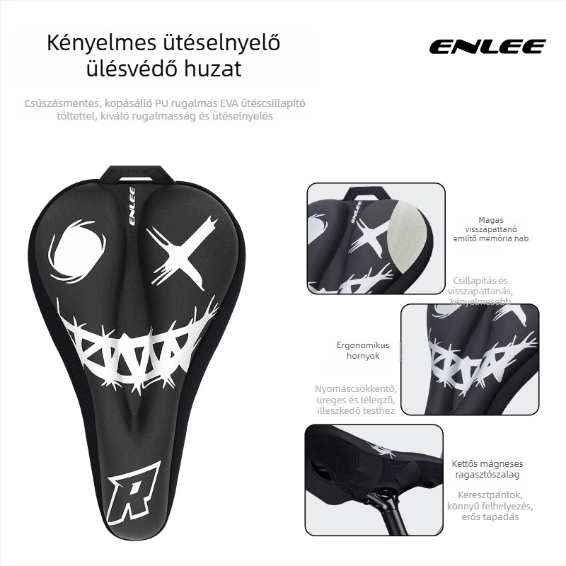 ENLEE En-350 kerékpárnyereg huzat, PU anyag, univerzális kerékpárokhoz