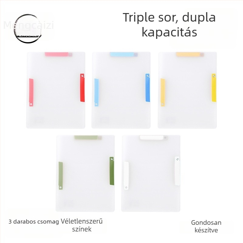 A3-as dokumentumklips, műanyag, egylip kivitel, szorító mérete 1