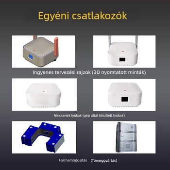 WiFi jel-erősítő burkolat LYQ013, ABS+PC, elektromos burkolat, márka 013