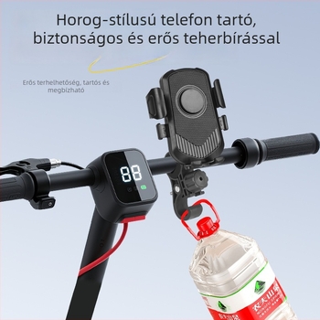 Mobiltelefon-tartó motorkerékpárhoz, kerékpárhoz és elektromos járműhöz – ütésálló és stabil, műanyag kialakítás, támogatja az OEM testreszabást